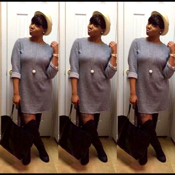Cute & Comfy Sweater Dress! - Picture 1 of 1
